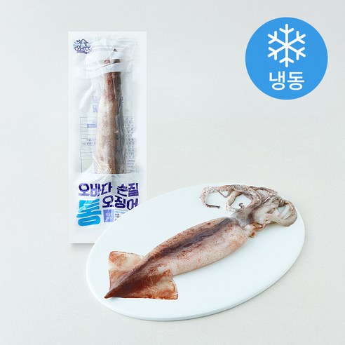 [로켓프레시] 오바다 국내산 손질 통오징어 (냉동)