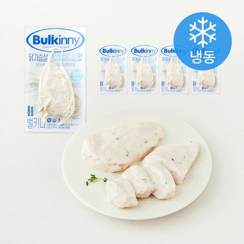 [로켓프레시] 벌키니 닭가슴살 화이트어니언맛 (냉동), 100g, 5개, 1개입