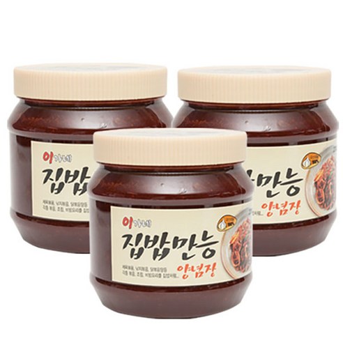 이가네떡볶이 만능양념장 1+1+1 (집밥만능 1.4kg x 3개), 3개, 1.4kg