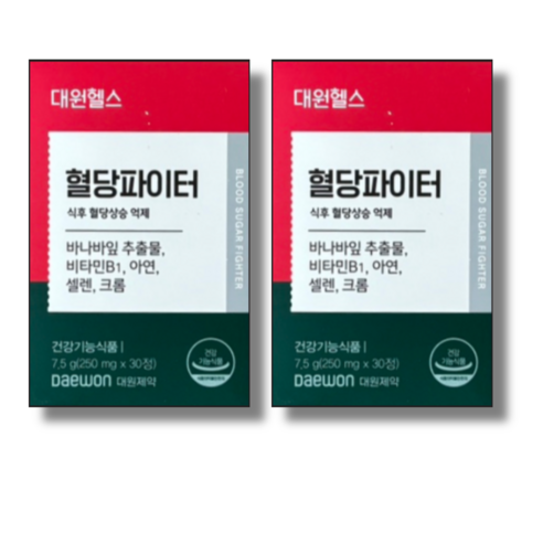 대원제약 대원헬스 혈당파이터 바나바잎추출물