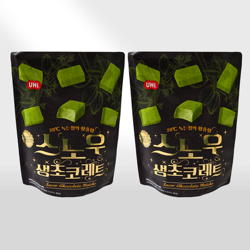 PB 스노우 생초코레트 말차 32g, 2개, 400g