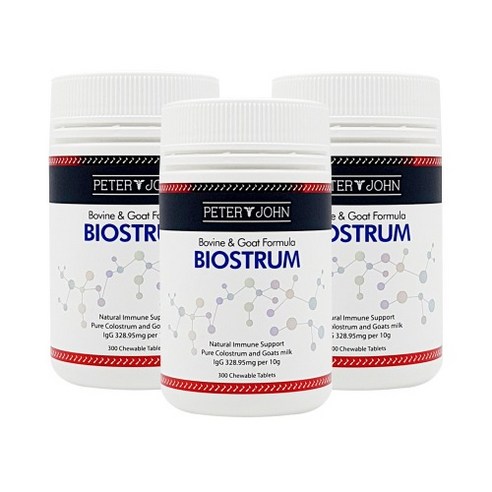 뉴질랜드 초유 / 피터앤존 초유 300정 Biostrum Bovine & Goat Formula 300정 x 2병세트