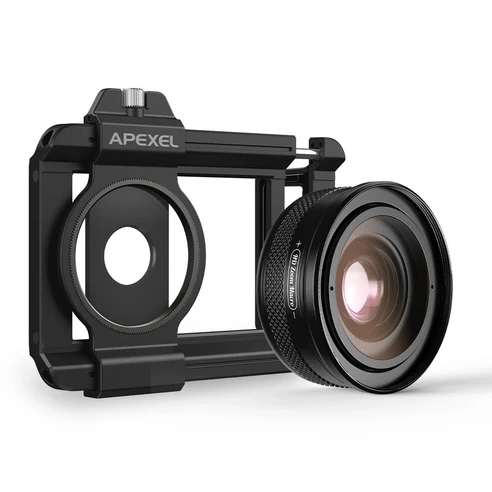APEXEL 1020X 줌 매크로 렌즈 HD 마이크로 폰 카메라 iPhone 용 아이 사진을 지원합니다.  모든 스마트