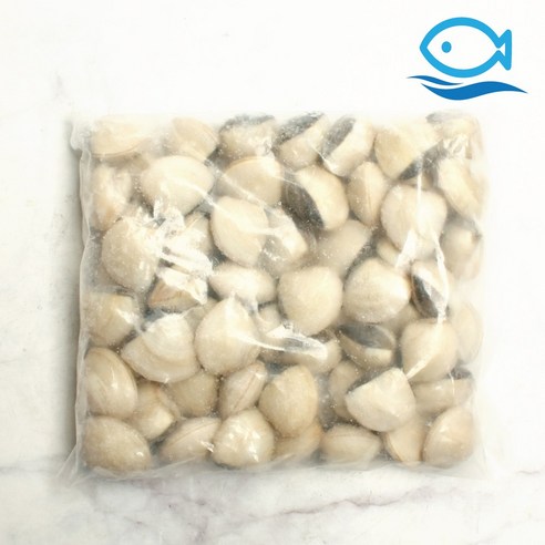 바다더해 냉동 백합조개 1KG (40/60) 해감 백합 탕 파스타 봉골레, 1개, 1kg