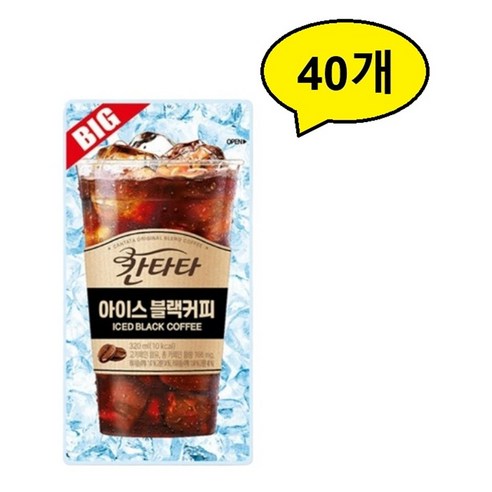 칸타타 아이스 파우치 블랙커피