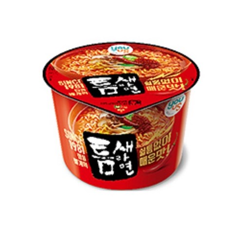 유어스 틈새라면 빨계떡 큰컵, 8개