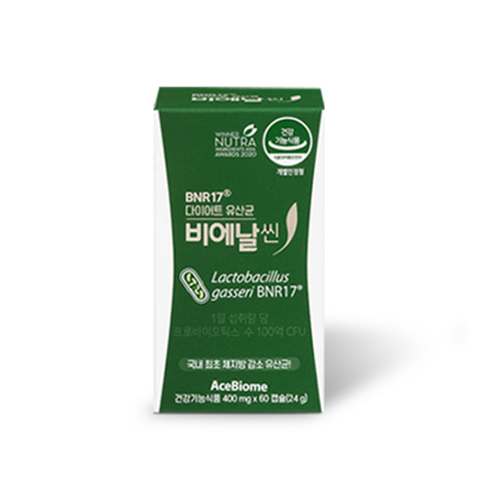 김희선유산균 BNR17 비에날씬 모유유산균 장건강 체지방감소 60캡슐