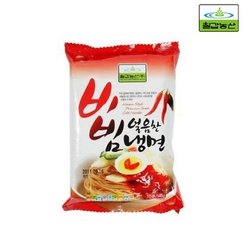 칠갑농산 얼음찬비빔냉면, 142g, 2개