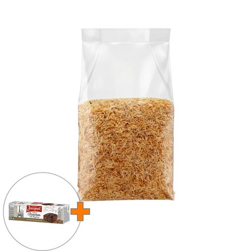 로얄 카다이프면 500g + (증정) 자케 미니 헤이즐넛 브라우니 150g, 650g, 1세트