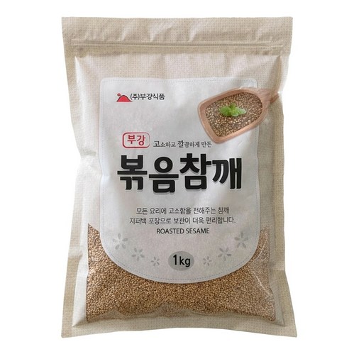 부강식품 64년 전통 볶음참깨, 1kg
