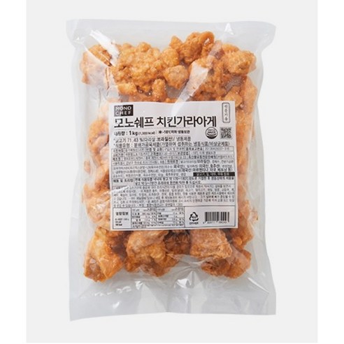 모노쉐프 치킨가라아게 1kg x 4봉 BOX [순살가라아게]