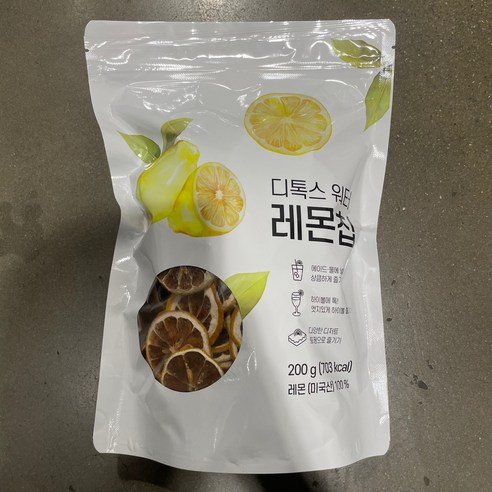 코스트코 디톡스 레몬칩 / 말린레몬, 1개, 200g