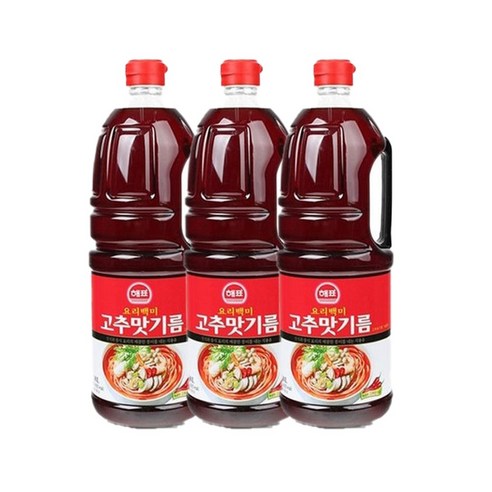 해표 요리백미 고추맛기름