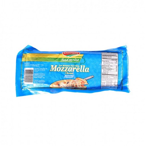 갈바니 모짜렐라 치즈 블록 냉동 2.27kg, 1g, 1개