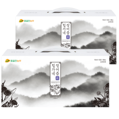 힘가네 장어즙 장어 엑기스 장어진액 민물 70ml 30포, 2.1L, 2개