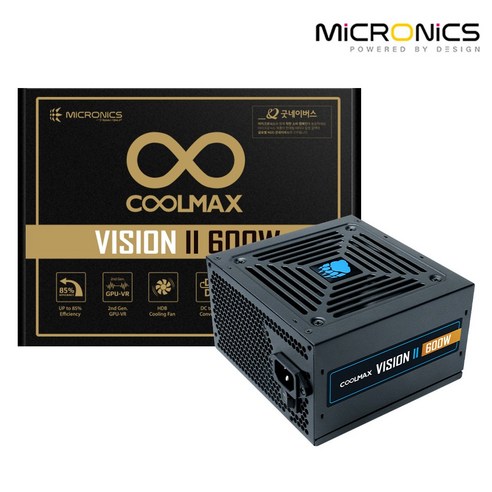 마이크로닉스 COOLMAX VISION 2 600W ATX
