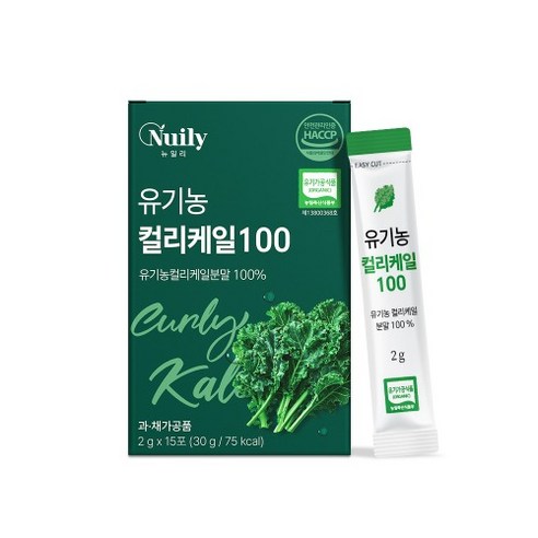 유기농 컬리케일 100 2g x 15포 분, 1박스
