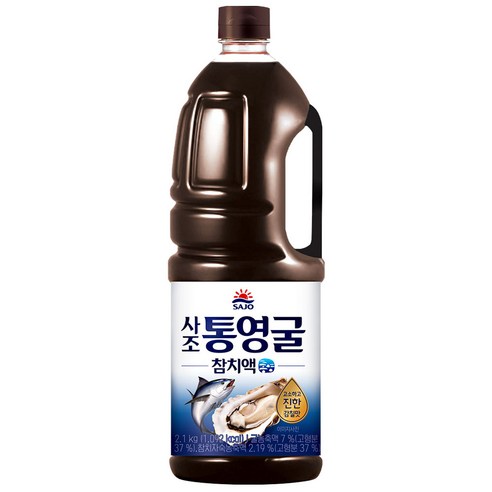 사조 통영굴 참치액, 2.1kg, 8개