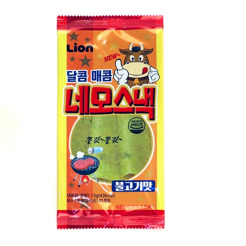 OT 1곽 네모스낵 불고기맛 13gX30개입 캠핑간식 쫀드기, 13g, 30개