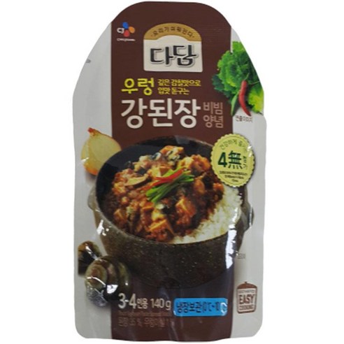 다담우렁강된장비빔양념 140G씨제이
