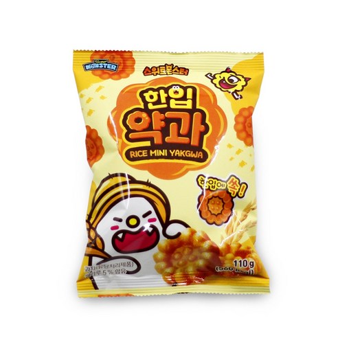 스위트몬스터 한입 미니 쌀약과 전통 간식, 1개, 110g