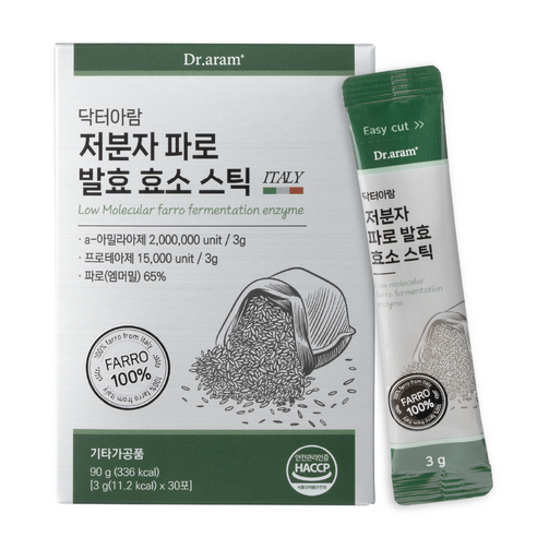 닥터아람 저분자 파로 발효 효소 스틱, 90g, 1개