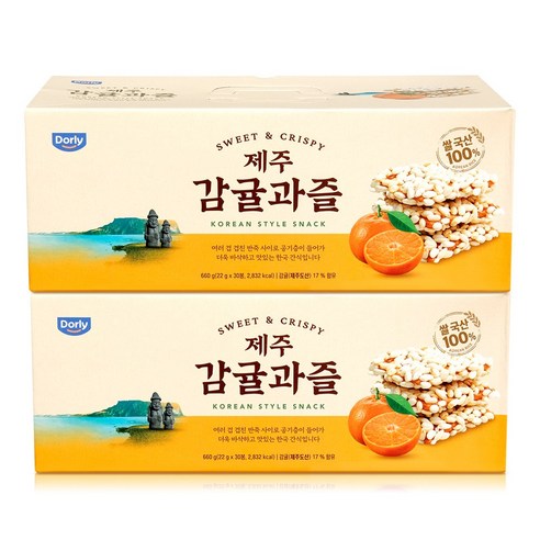 코스트코 DORLY 제주 감귤 과즐 1320G 달콤 바삭 한국간식