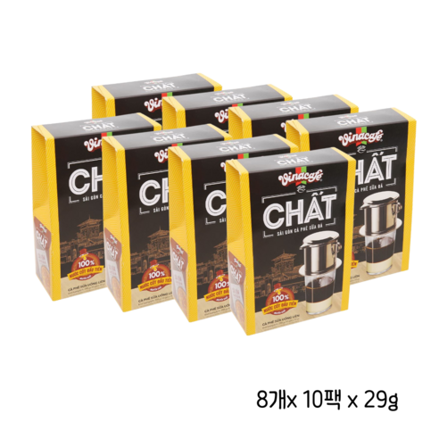 베트남 VINACAFE CHAT 챗커피 비나커피 연유커피 10팩 x 29g