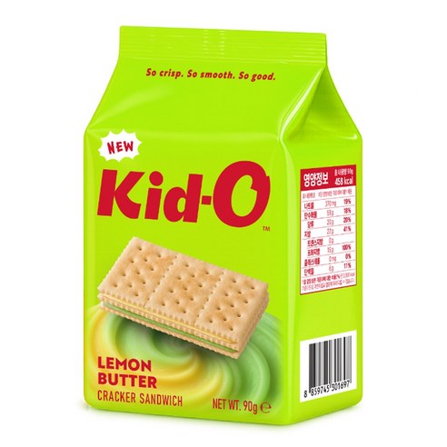 키도 크래커 버터향 앤 레몬향 샌드위치