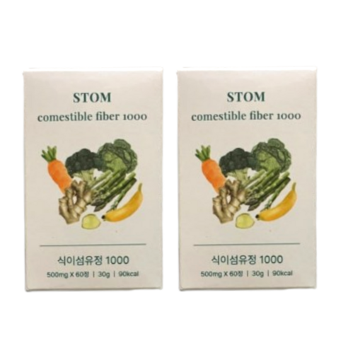 식이섬유정 Comestible fiber 스톰, 3개, 60정