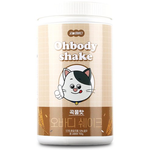 오늘의바디 오바디 단백질 쉐이크 곡물맛