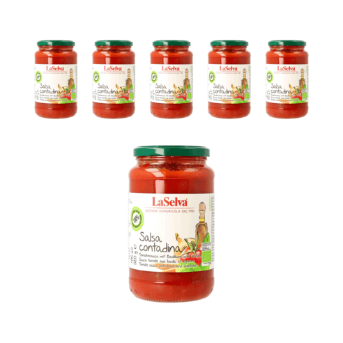 라셀바 이탈리아 유기농 100% 무설탕 저염 토마토 퓨레