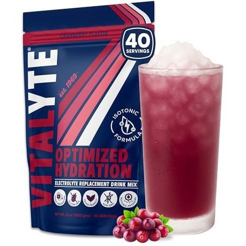 바이탈라이트 전해질 파우더 음료 믹스, 등장성 전해질 수분  Vitalyte Electrolyte Powder Drink Mix, Isotonic Electrolyte Hydrat