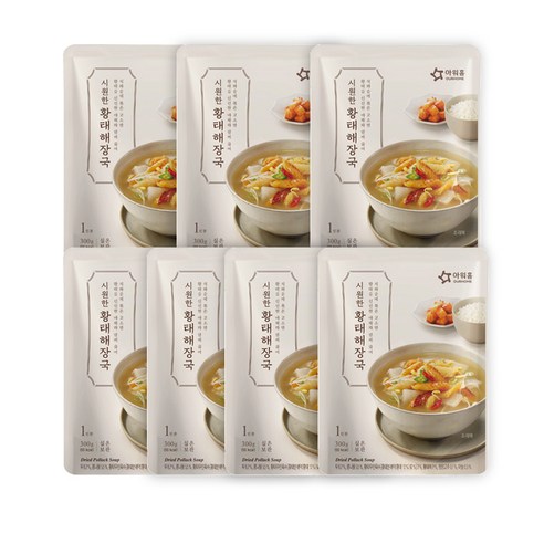아워홈 황태해장국, 300g, 7개