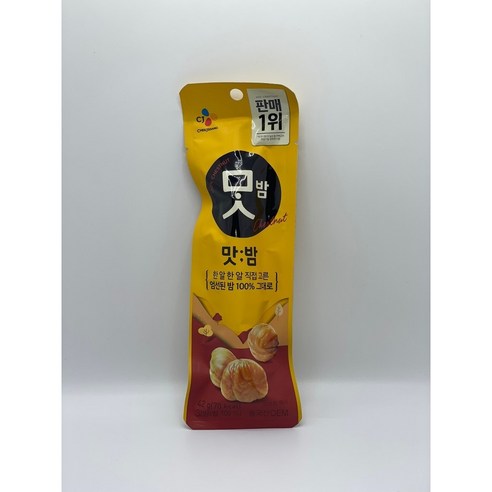 맛밤 유기농, 42g, 7개