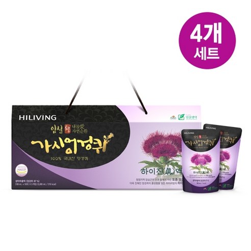 임실 가시엉겅퀴 하이진액 4박스 / 간건강 / 하이리빙