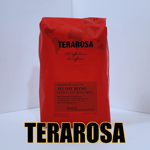테라로사 커피 올데이 블렌드 커피 원두, 분쇄안함, 1.13kg, 1개