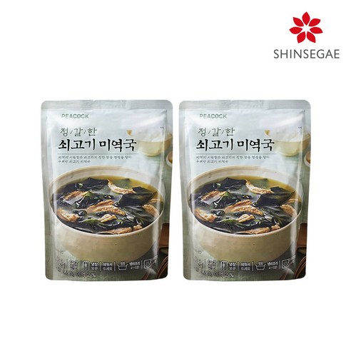 [피코크] 정갈한 소고기 미역국 500g