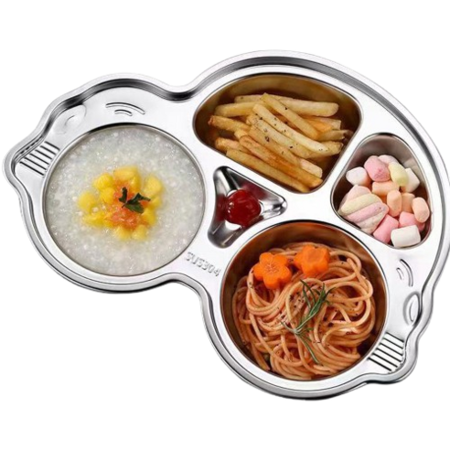사라사 304스텐 유아 식판, 자동차, 단품, 1개