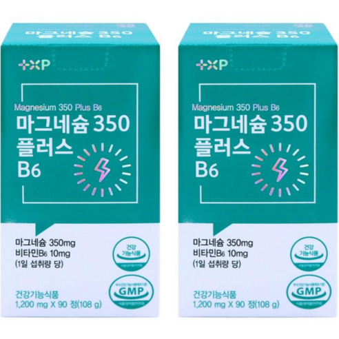 흡수율 좋은 산화 글루콘산 마그네슘 B6 함유 1위 영양제, 90개, 1회분