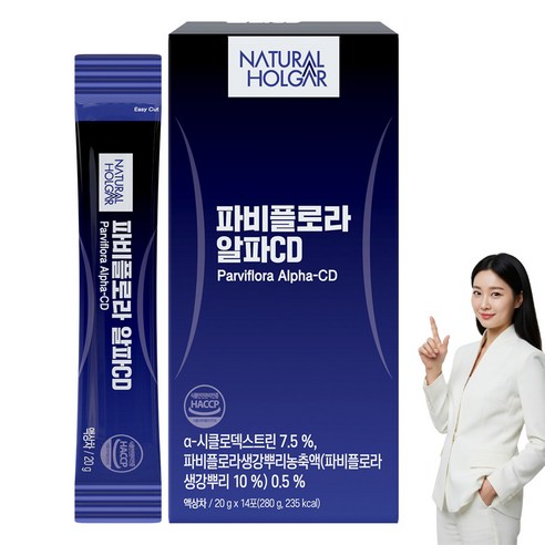 네츄럴올가 칼로마이 파비플로라 알파CD 액상 식약처 인증, 14개, 20g