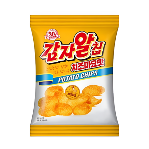 영양제과 감자알칩 치즈마요맛 24g x 30개 카사바칩 불량식품 스윙칩