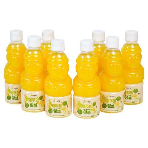 삼다몰 제주 청귤 착즙주스 330ml, 330ml, 8개