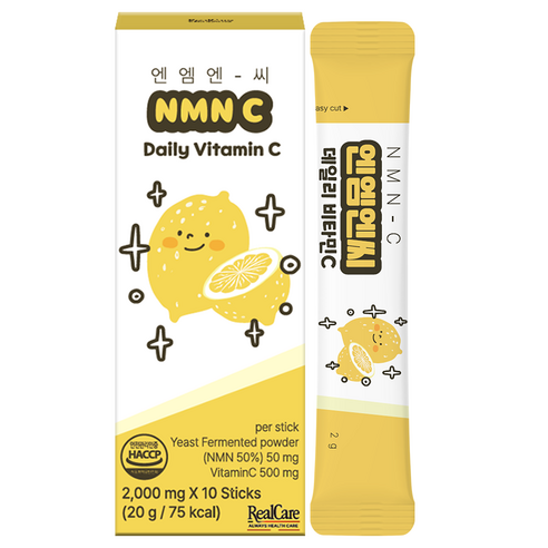 리얼케어 NMN-C 엔엠엔씨 데일리 비타민C