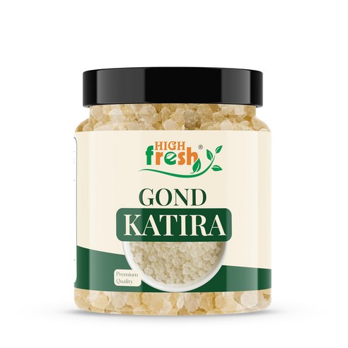 HighFresh HighFresh Pure Natural Gond Katira Almond Gum Badam Pisin Tragacanth Gum 250 gm