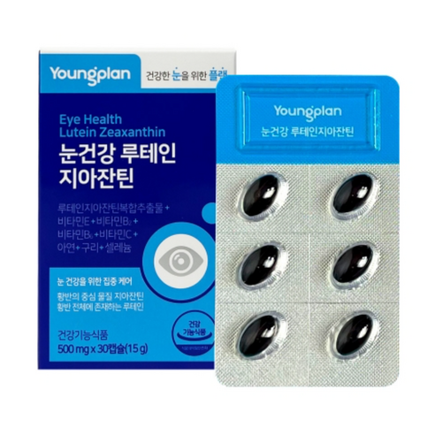 영플랜 눈건강 루테인 지아잔틴 500mg x 30캡슐