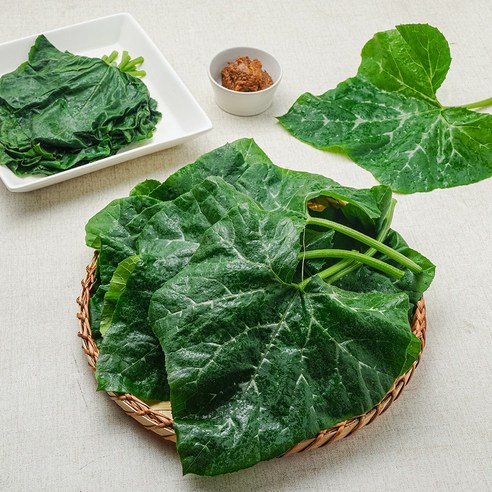 [쑥이네] 부드러운 하우스 어린 호박잎, 800g, 1개