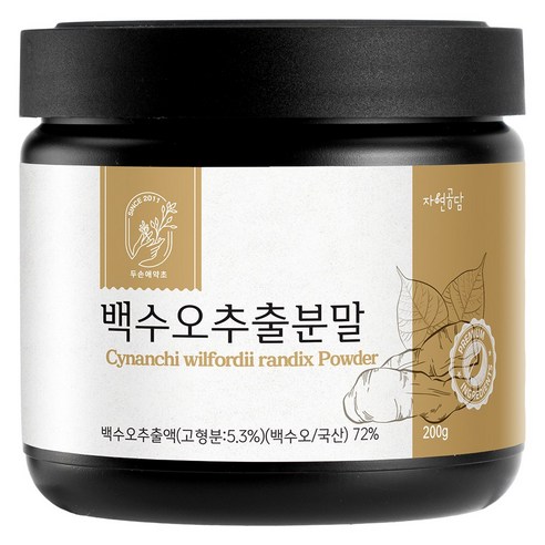 두손애약초 백수오추출분말, 1개, 200g