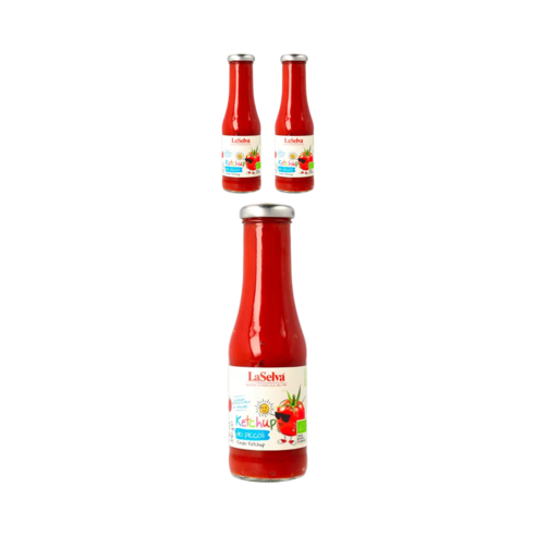 라셀바 이탈리아 100% 무설탕 유기농 어린이 토마토 케첩