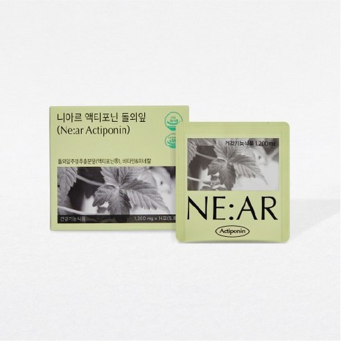 니아르 돌외잎 액티포닌 건강기능식품 1200mg X 14포, 16.8g, 3개